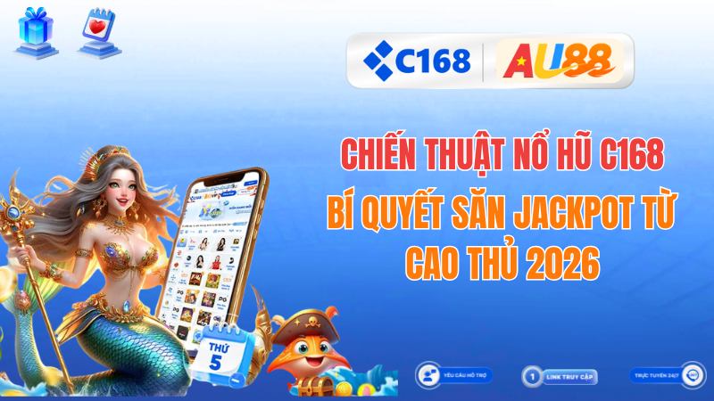 Chiến Thuật Nổ Hũ C168: Bí Quyết Săn Jackpot Từ Cao Thủ 2026 1 Chiến Thuật Nổ Hũ C168: Bí Quyết Săn Jackpot Từ Cao Thủ 2026